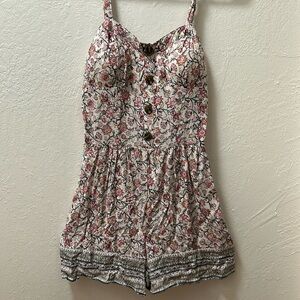 Wallflower floral romper